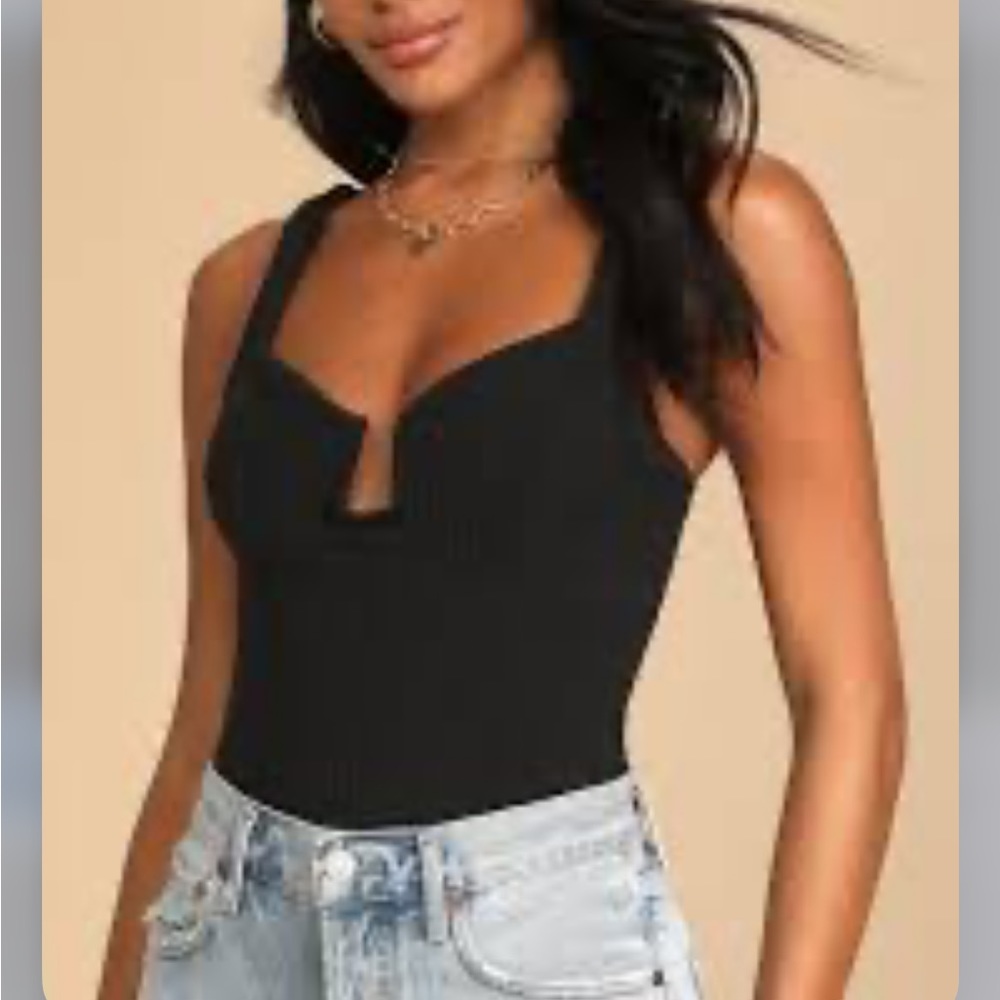 COPY - ASTR the label aria ribbed bodysuit corset